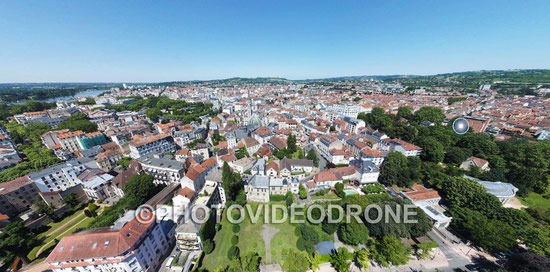 Photographie en drone du Vieux Vichy - Photovideodrone