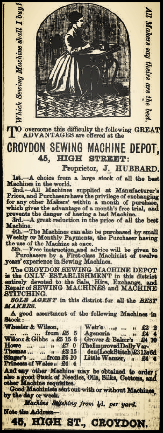 CROYDON SEWING MACHINE DEPOT Fiddlebase