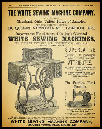 The Sewing Machine Gazette  January 1, 1881.