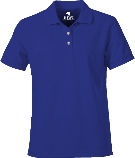 Camisa azul tipo polo top