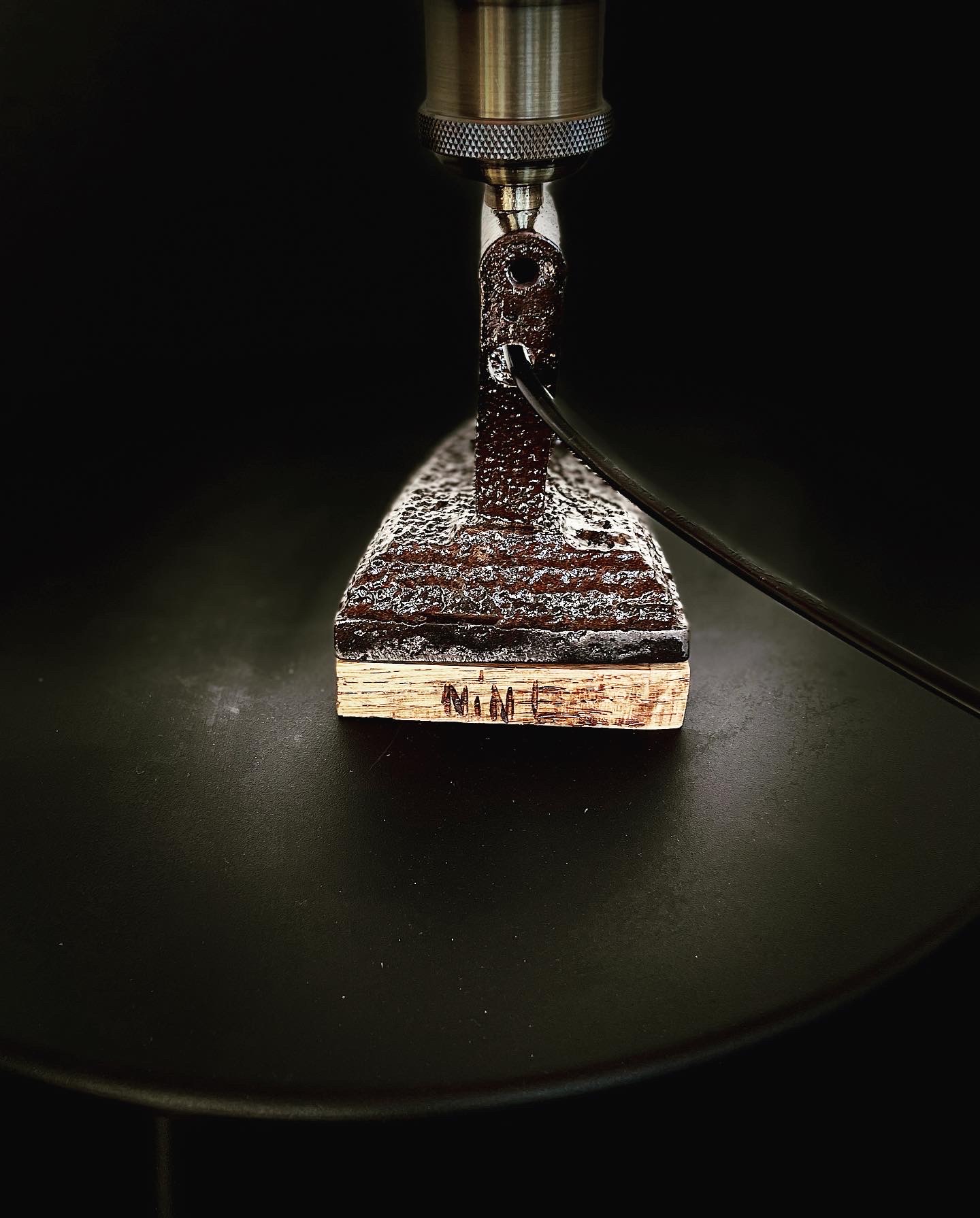 Lampe industrielle artisanale