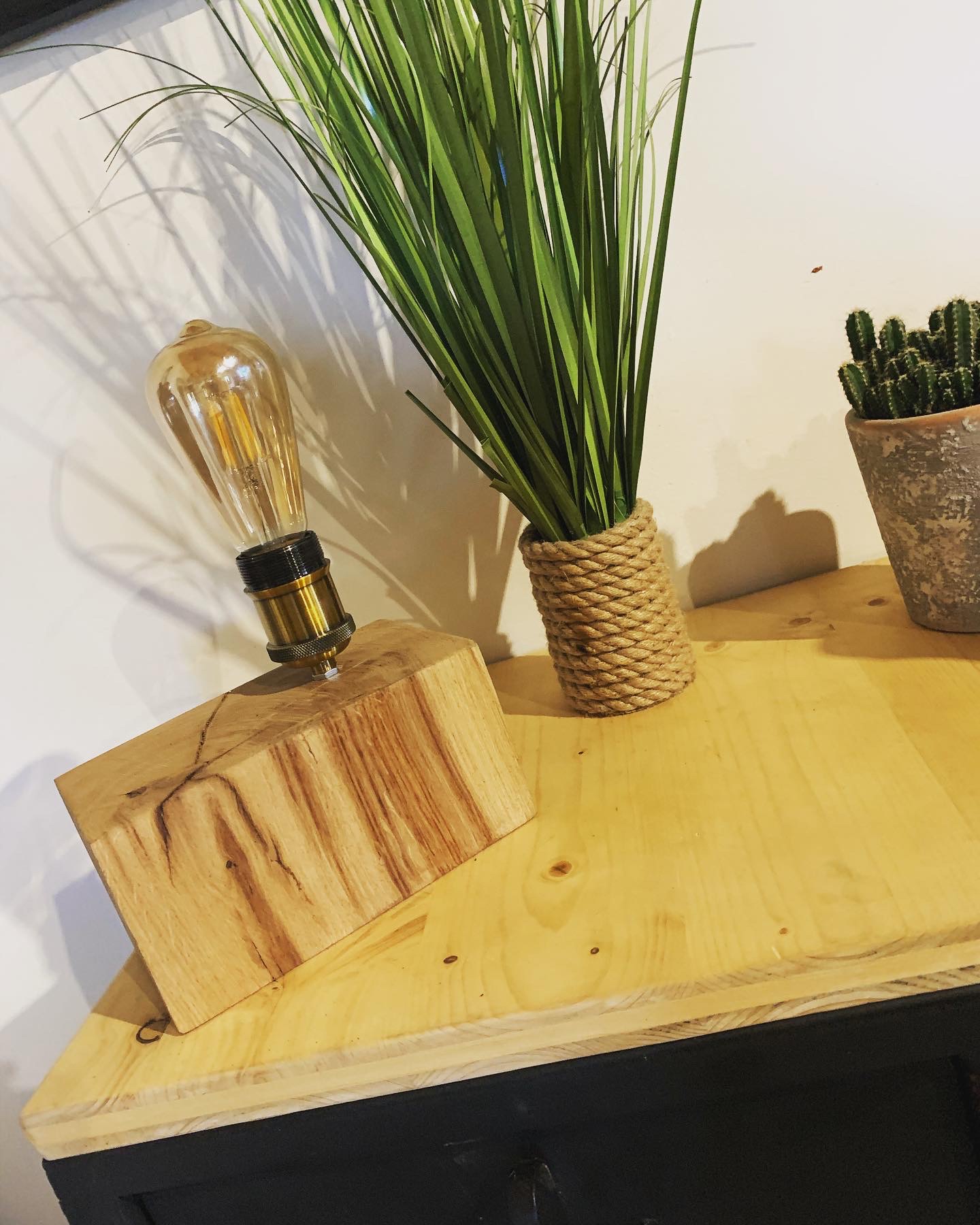 Lampe artistique artisanale