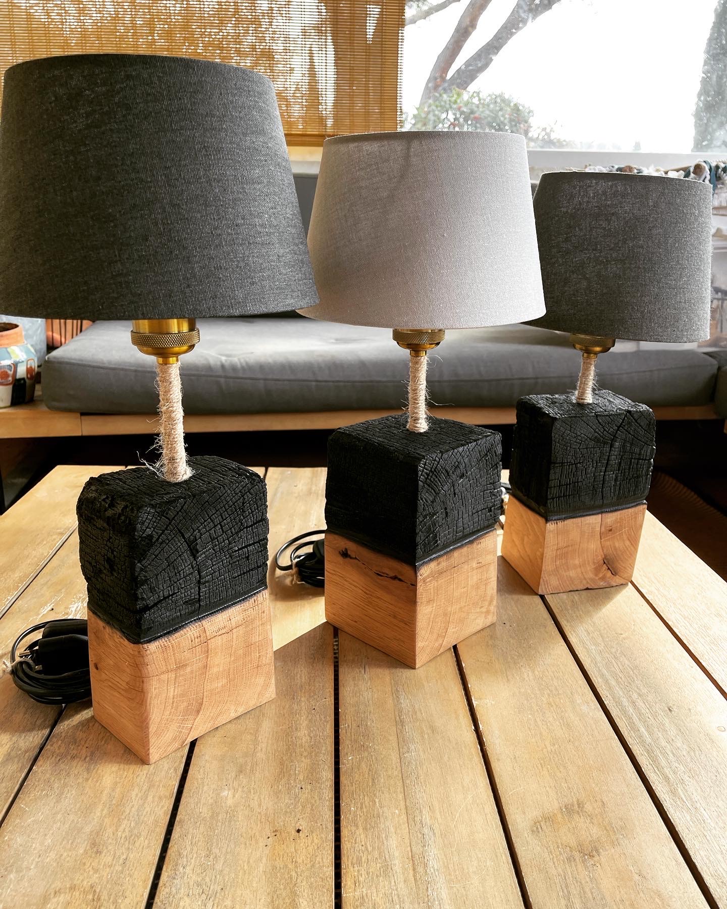 Lampe artistique artisanale