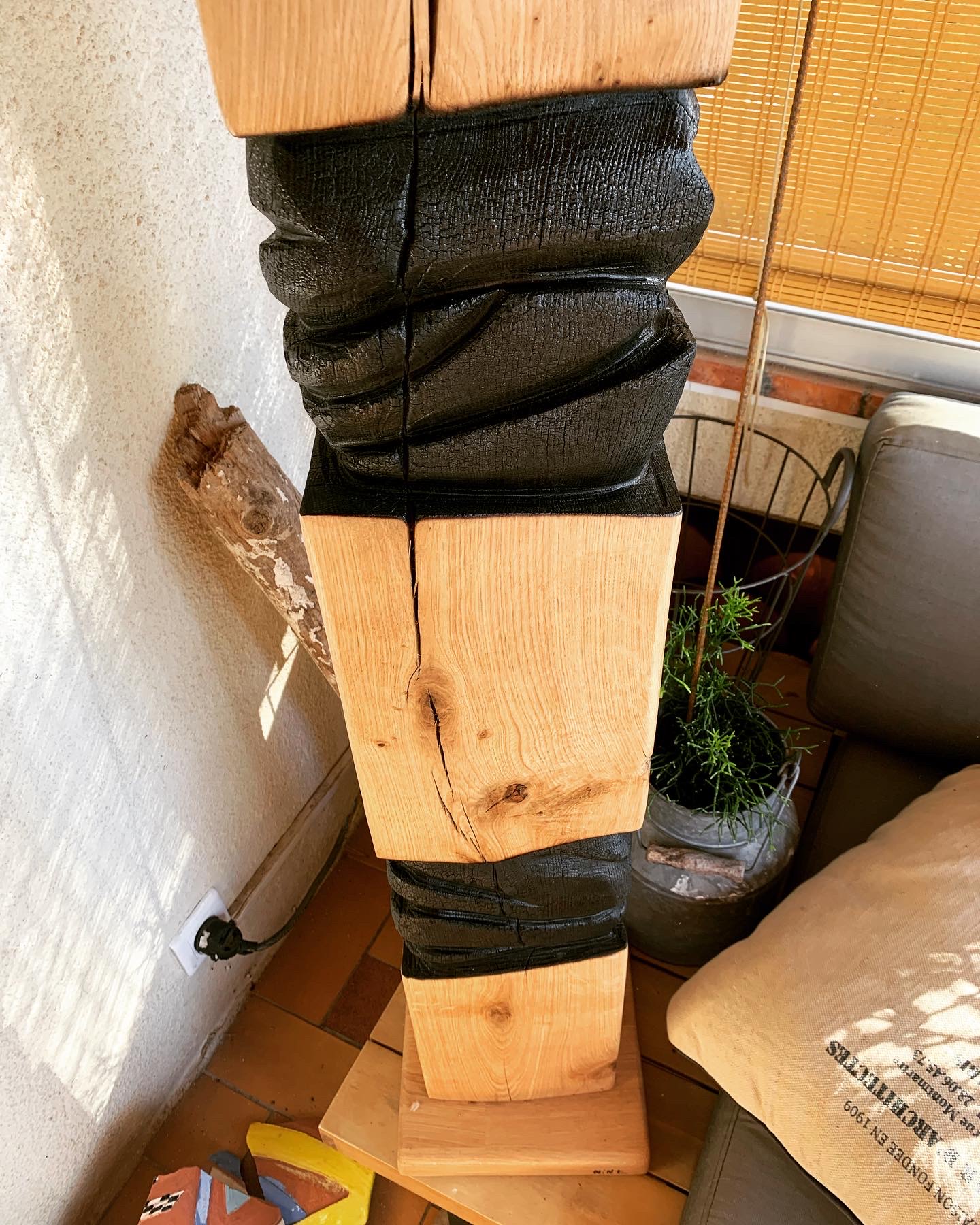 Lampe artisanale artistique