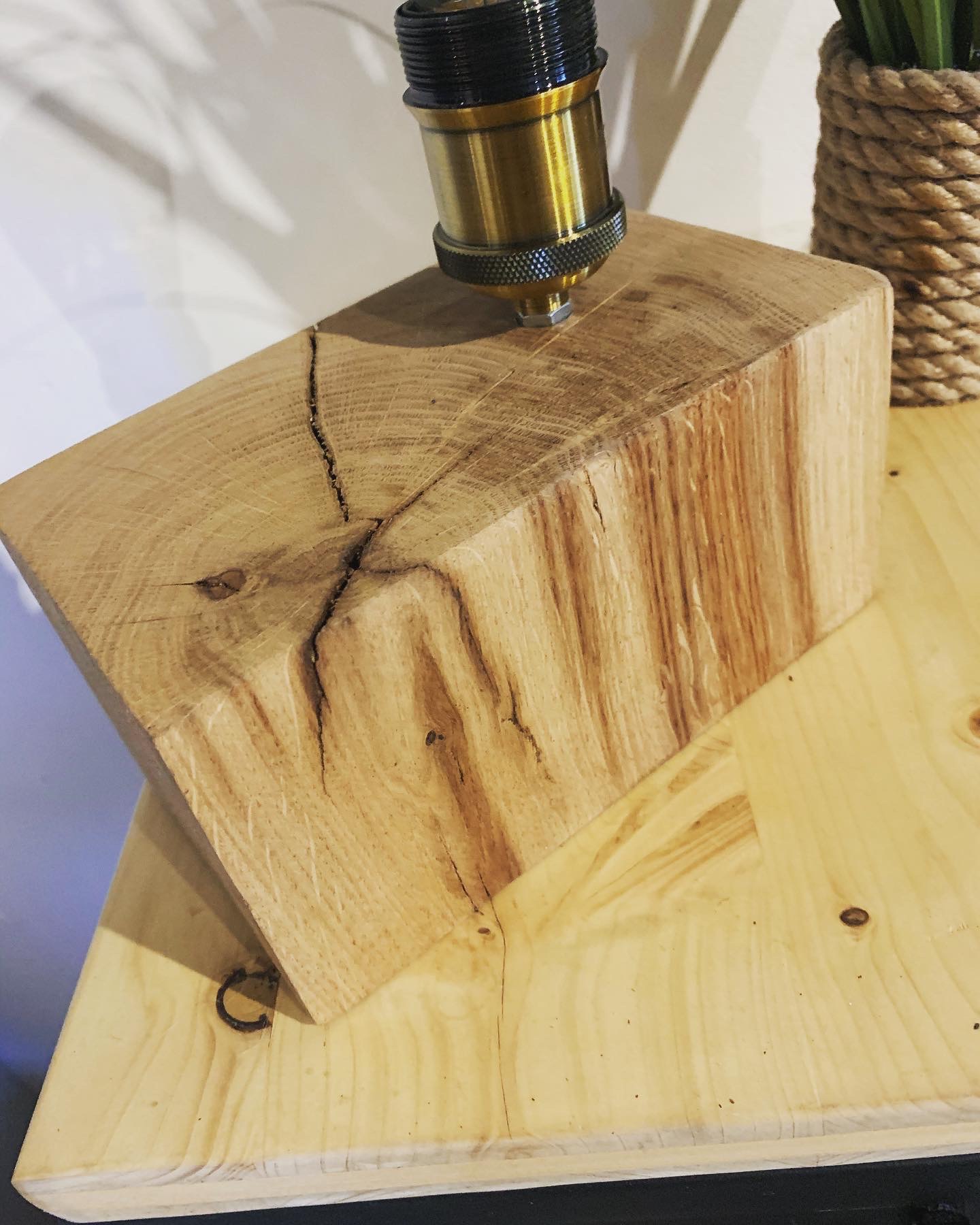 Lampe artistique artisanale