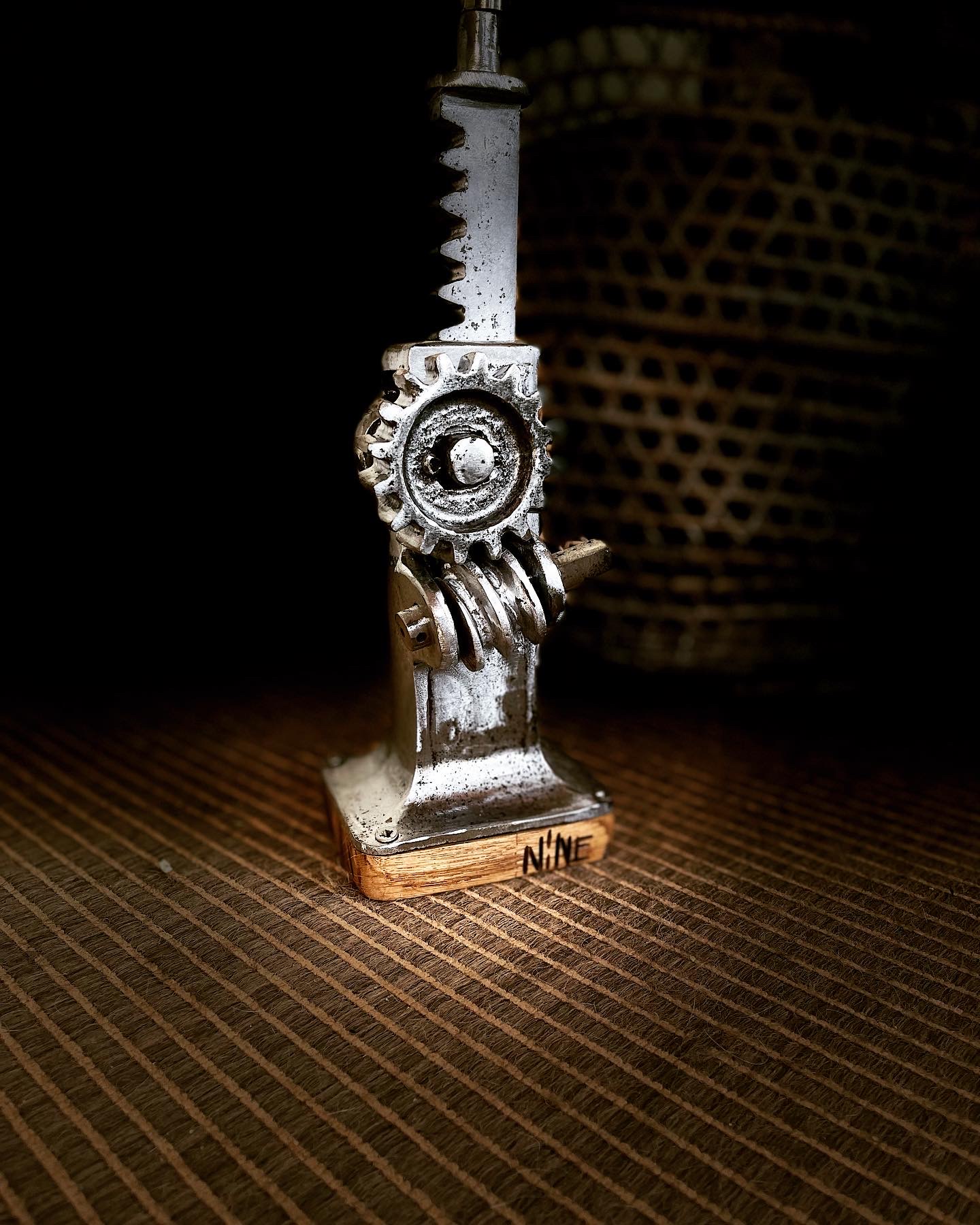 Lampe industrielle artisanale