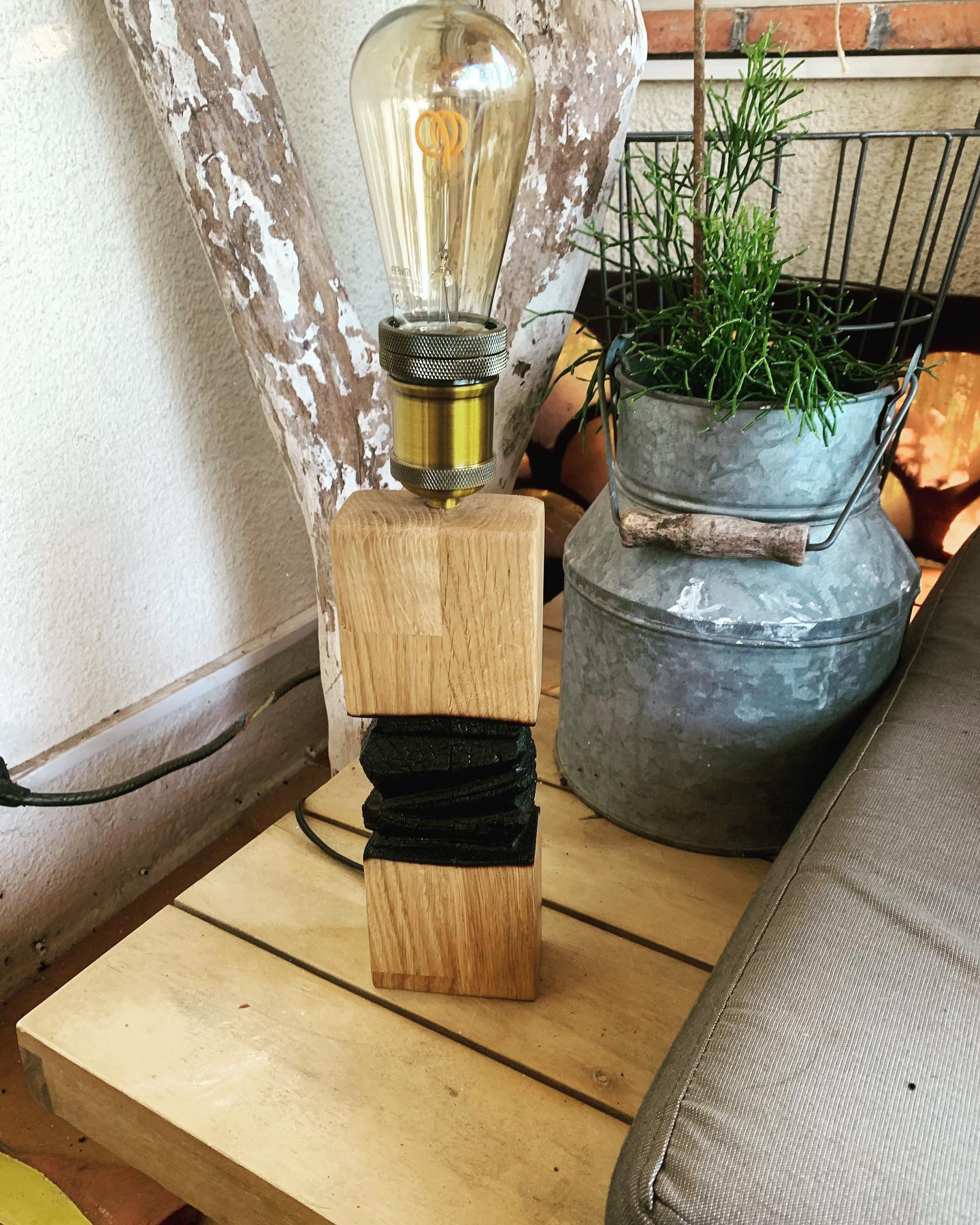 Lampe artistique artisanale