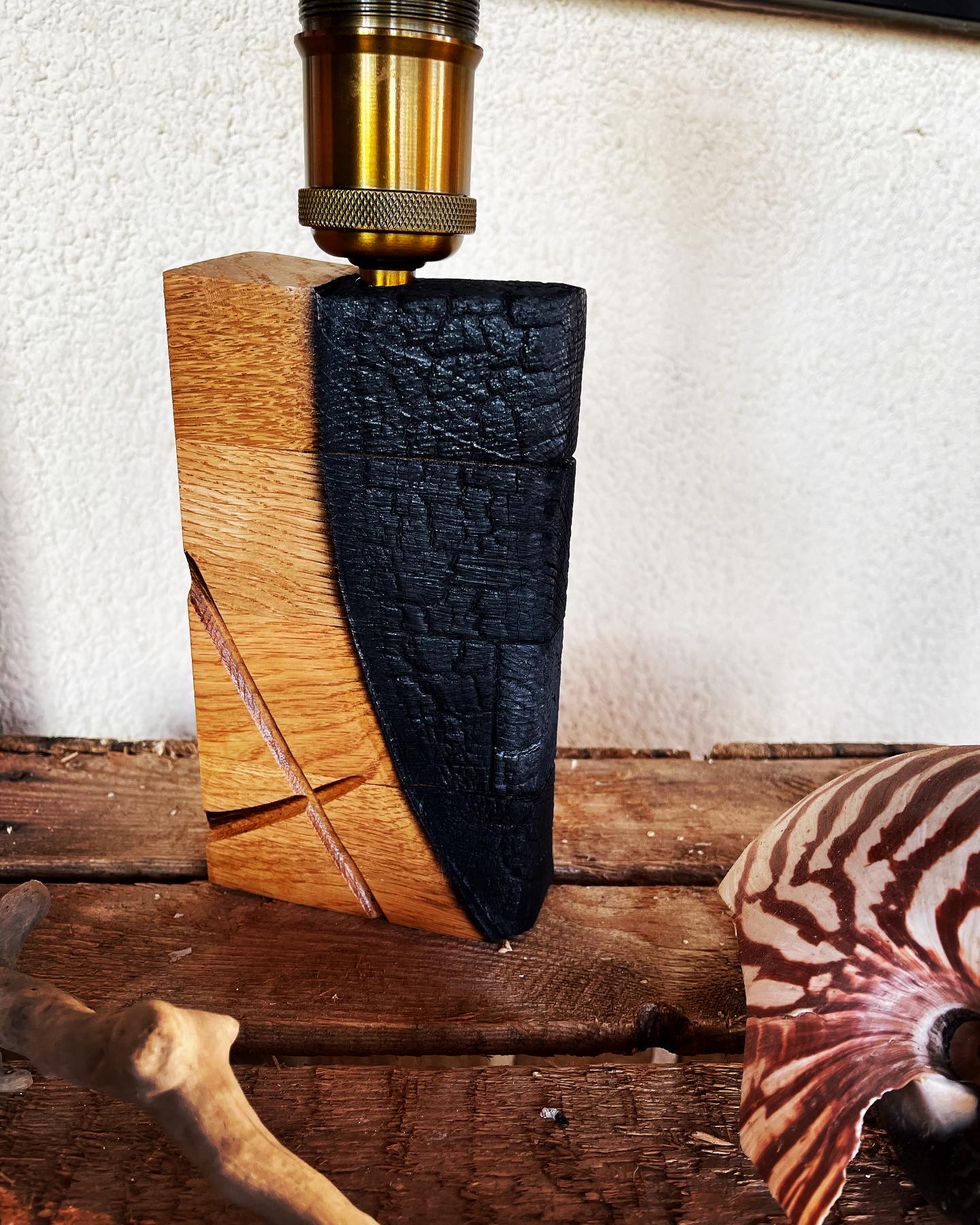 Lampe artistique artisanale
