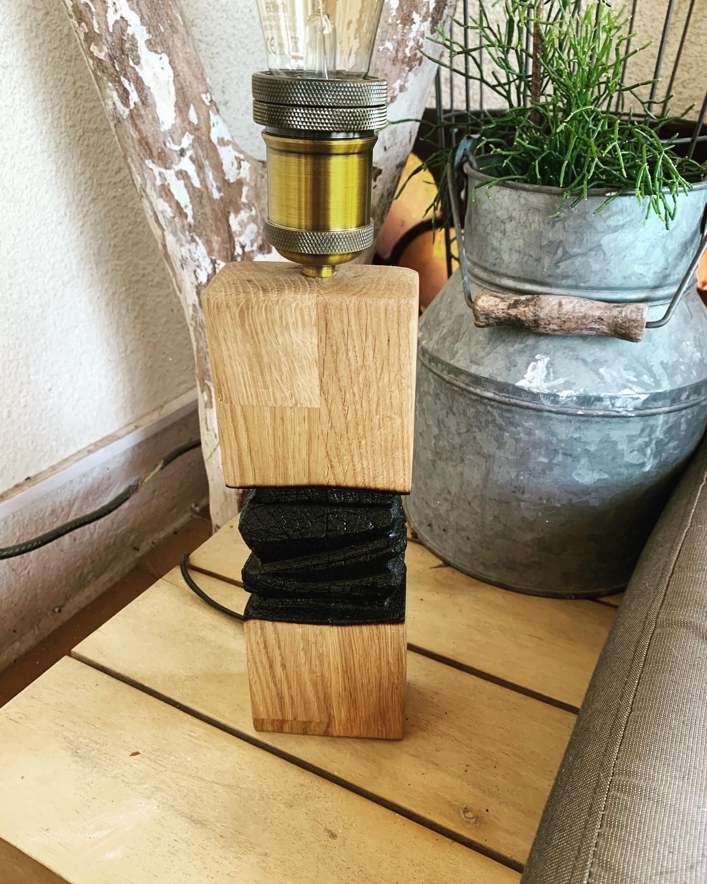 Lampe artistique artisanale