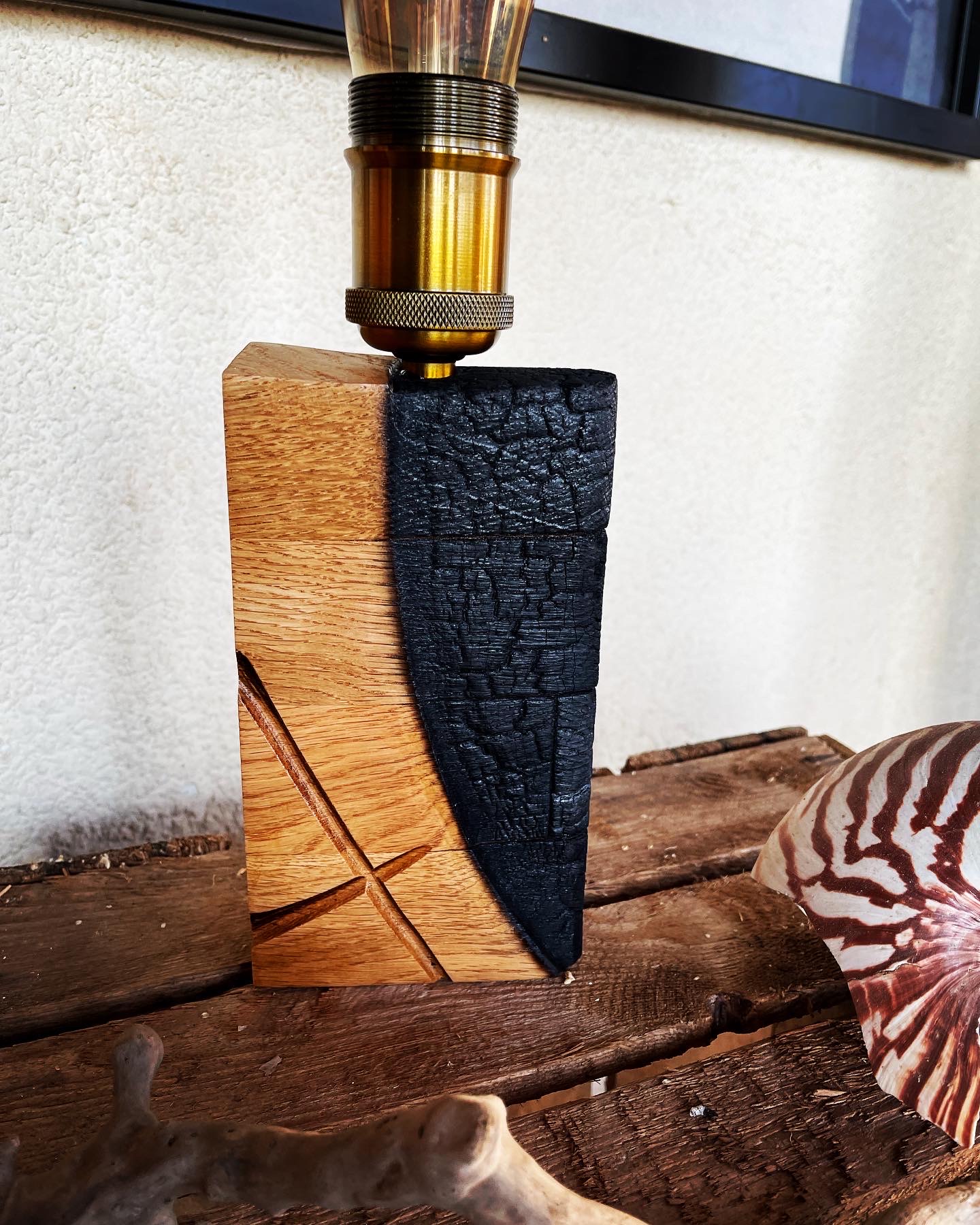 Lampe artistique artisanale