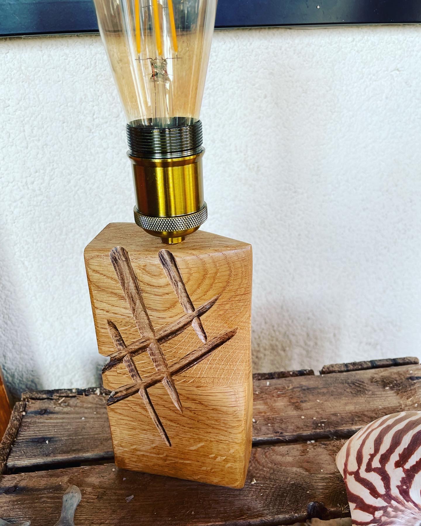 Lampe artistique artisanale