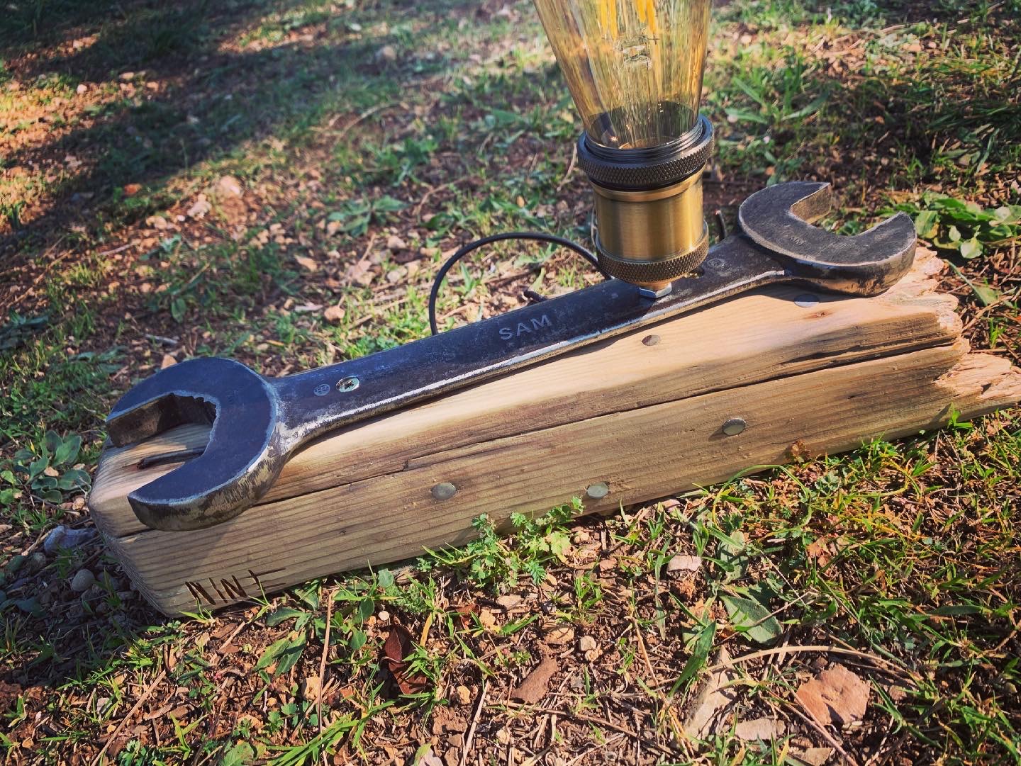 Lampe  industrielle artisanale