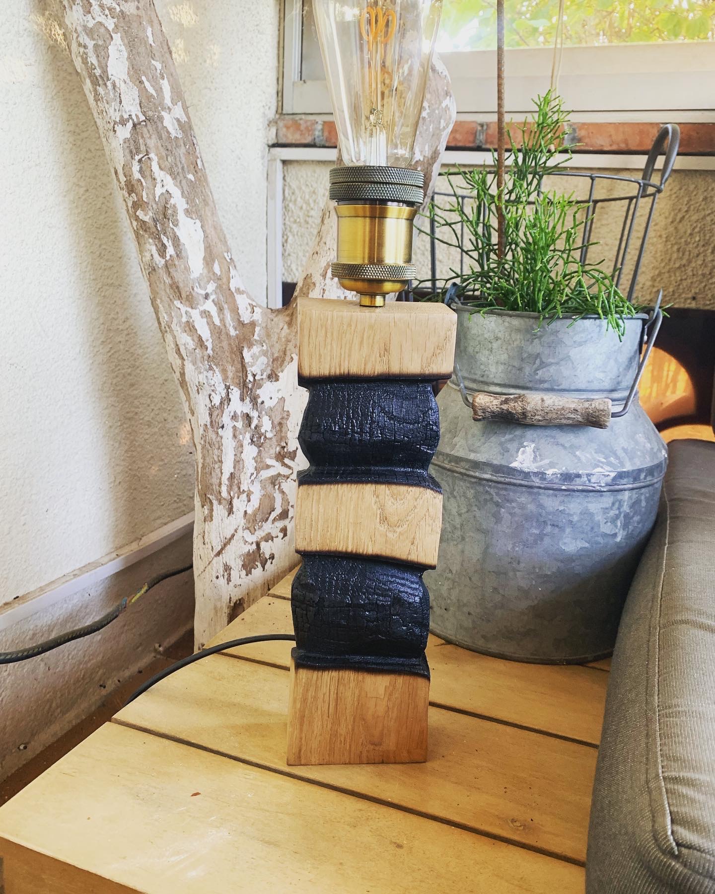 Lampe artistique artisanale