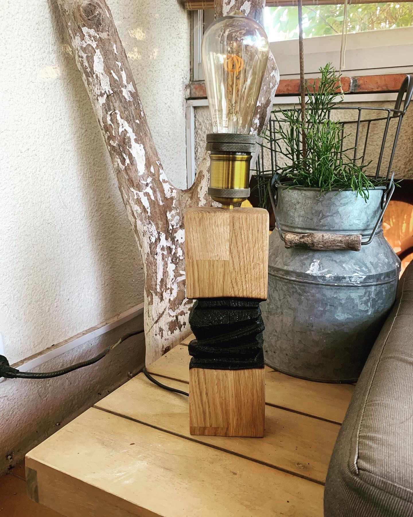 Lampe artistique artisanale