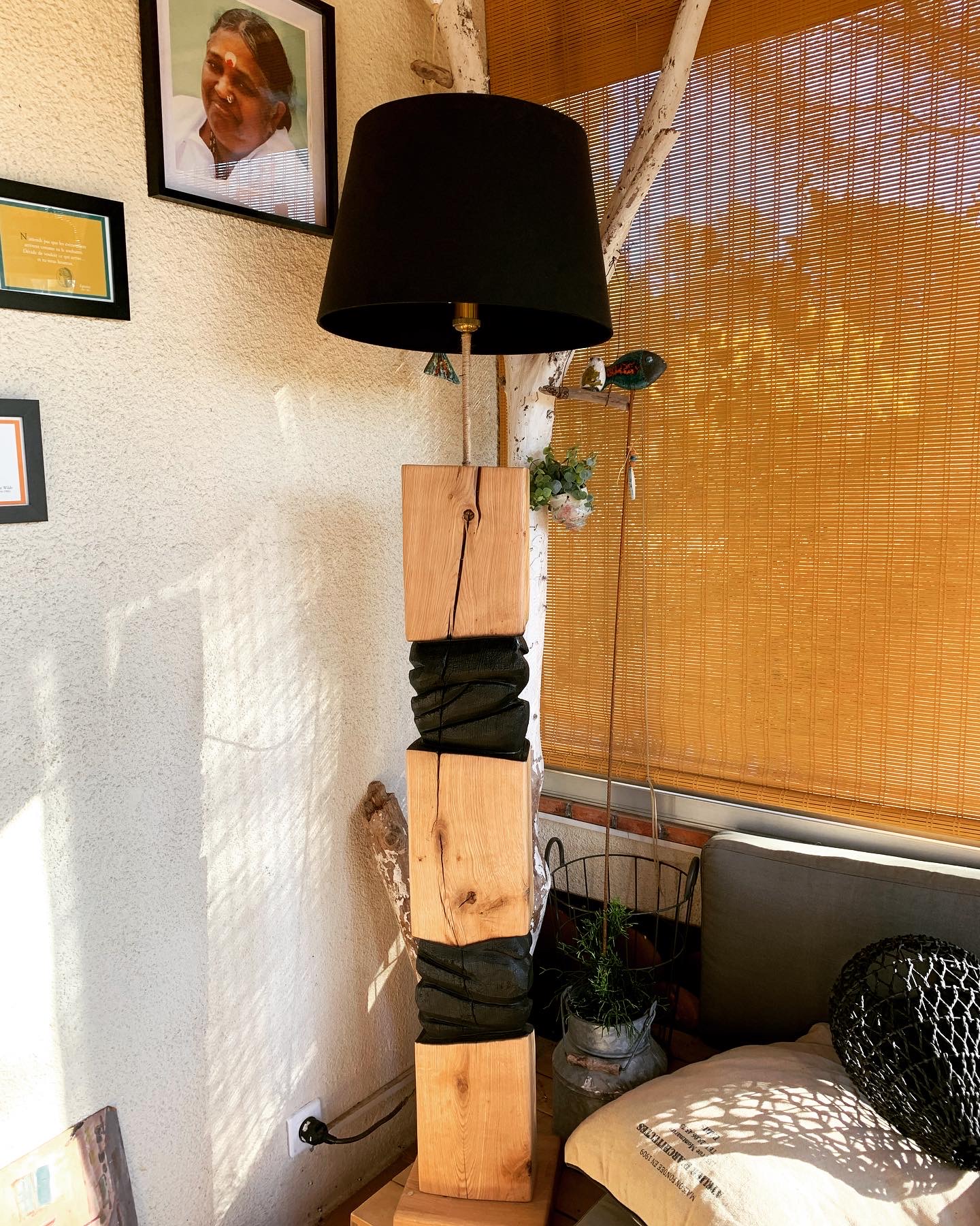 Lampe artisanale artistique