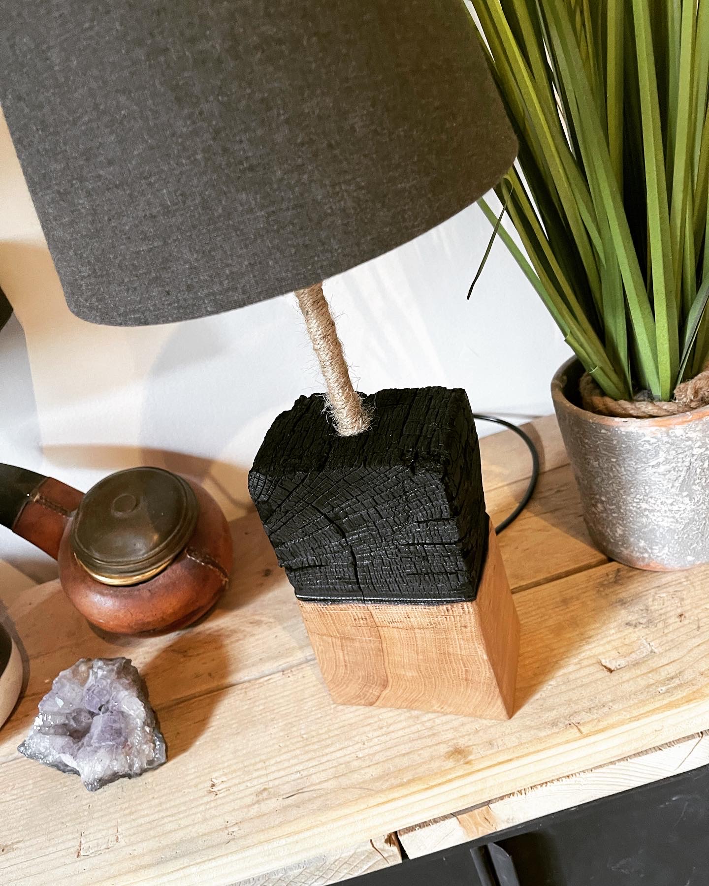 Lampe artistique artisanale