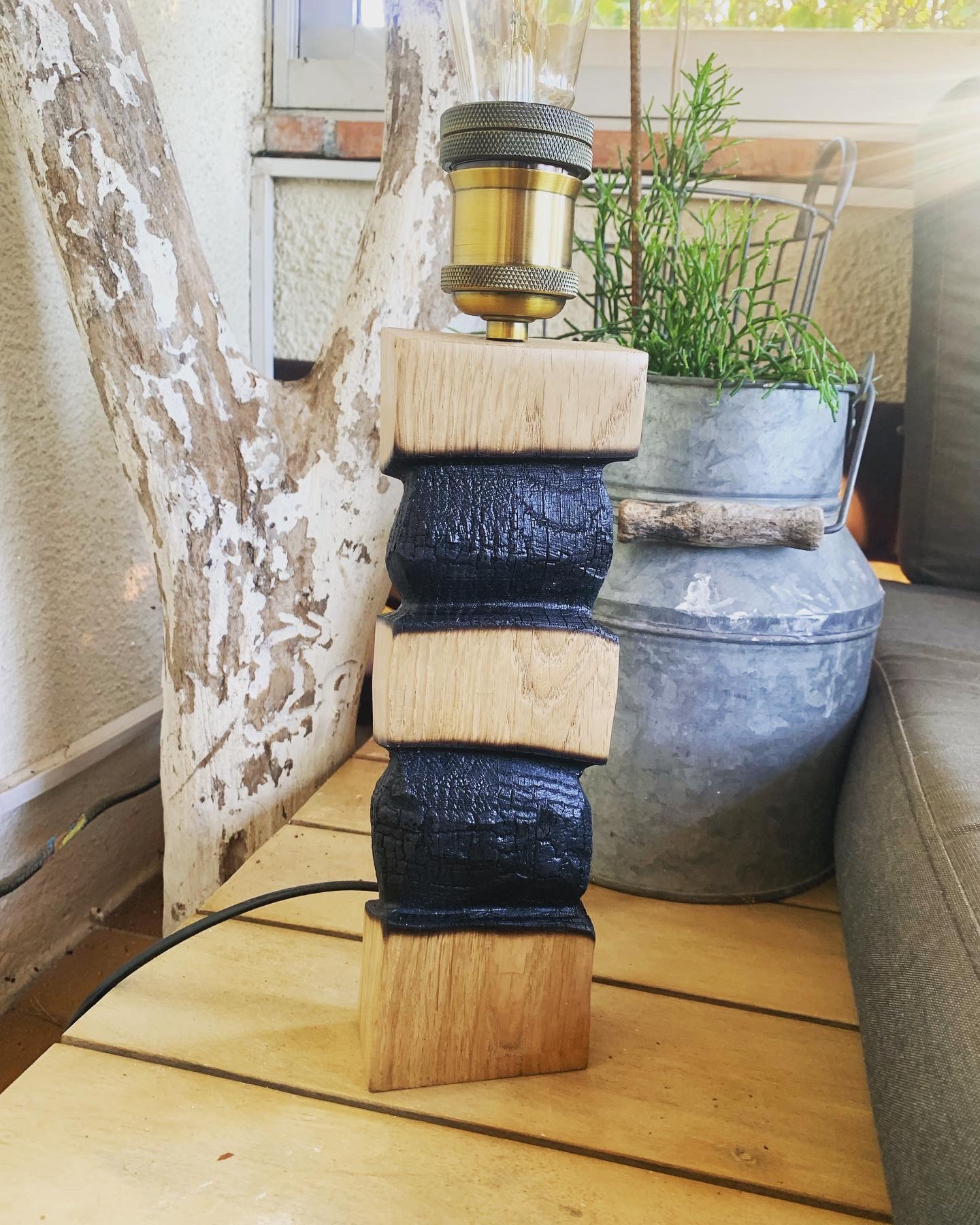 Lampe artistique artisanale
