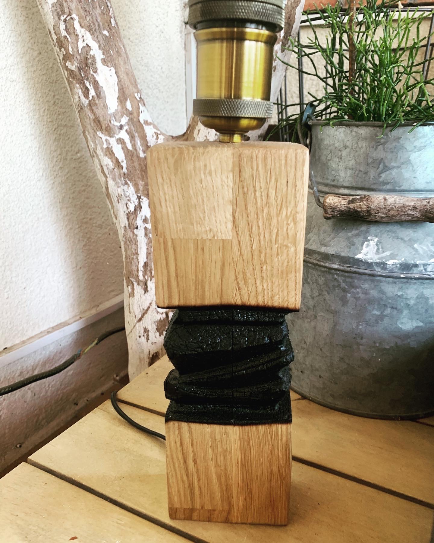 Lampe artistique artisanale