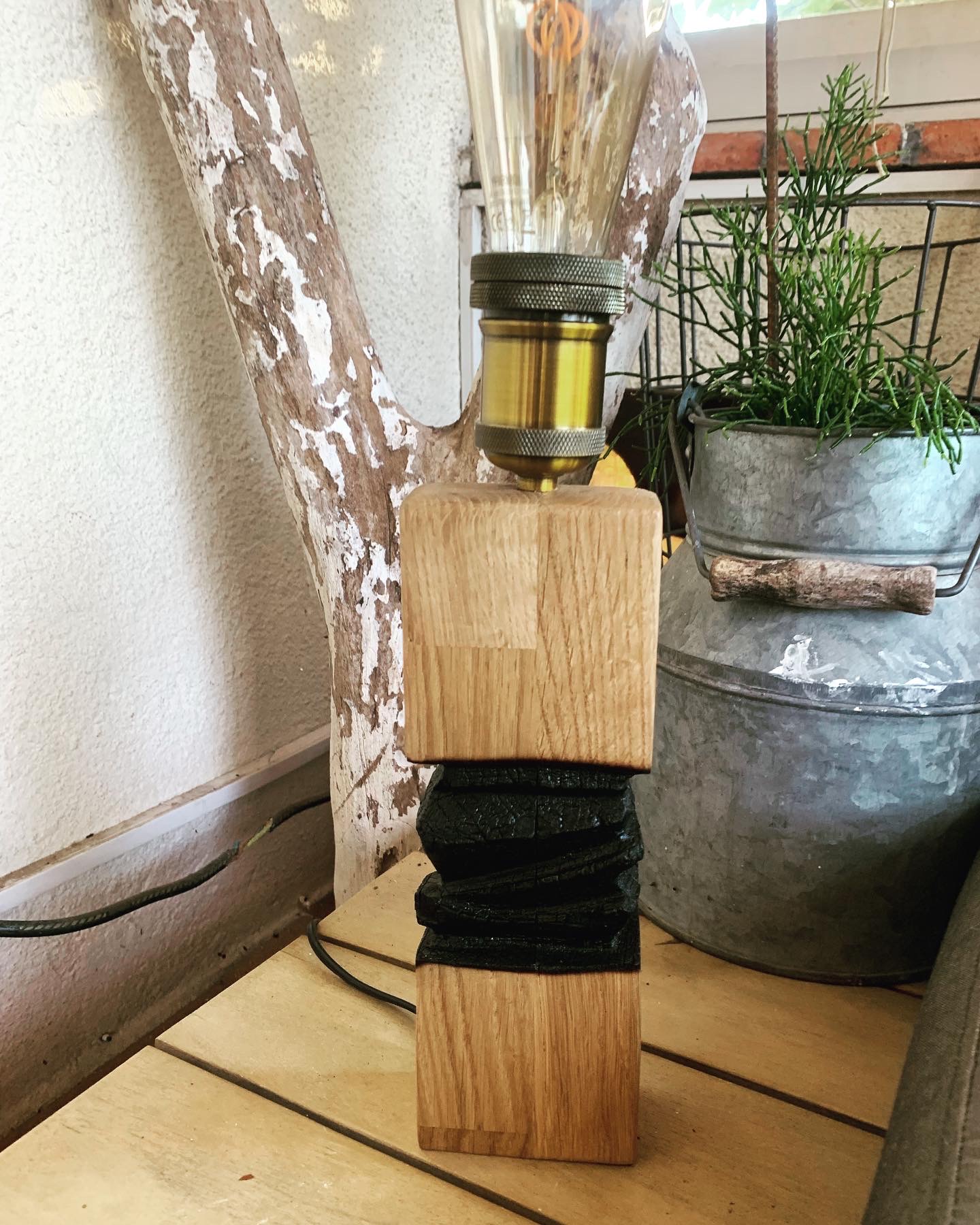 Lampe artistique artisanale