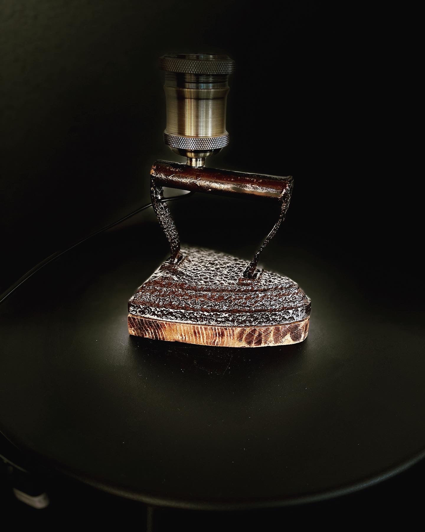 Lampe industrielle artisanale