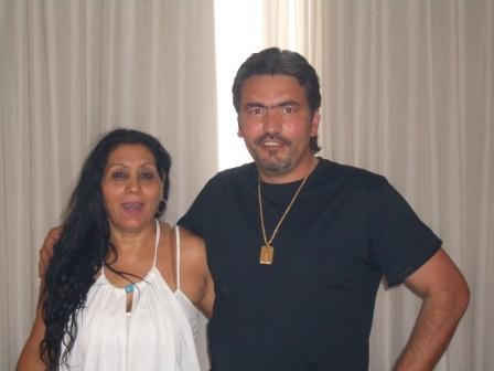Er Nines con Araceli en MADRID en Julio de 2005