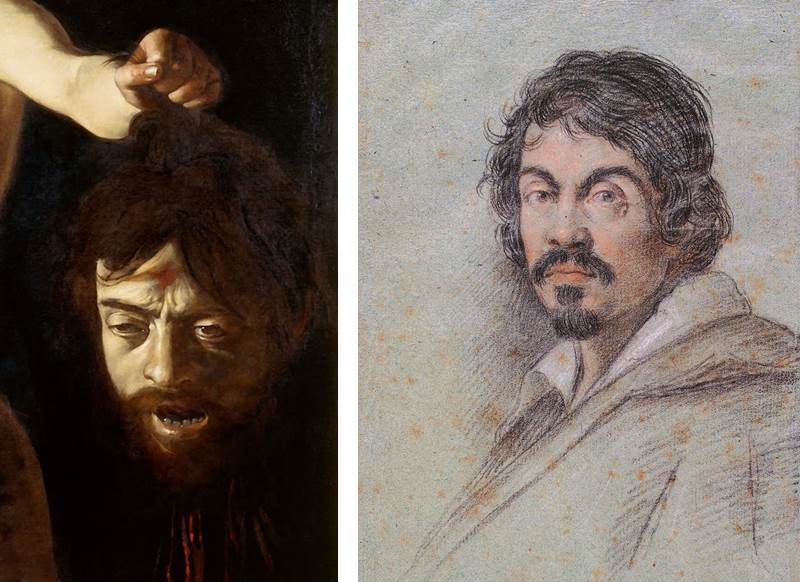 Figura 1− CARAVAGGIO. A incredulidade de São Tomé. Óleo sobre tela. 107 ×  146.1 c. 1601-1603. Sanssouci Picture Gallery.Fonte:  https://www.spsg.de/en/research-collections/collections/paintings/ (2018) -  Alacridade Cultural
