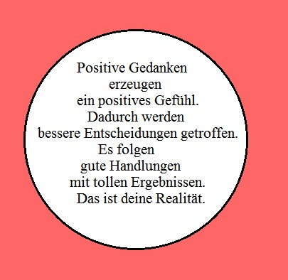 Quadrat in alt-rosa, mit Kreis und Text über positive Gedanken, Stress und Entspannung, EMDR, Trauma-Therapie, PTBS, Rosacea, Neurodermitis, Psoriasis, Psychotherapie