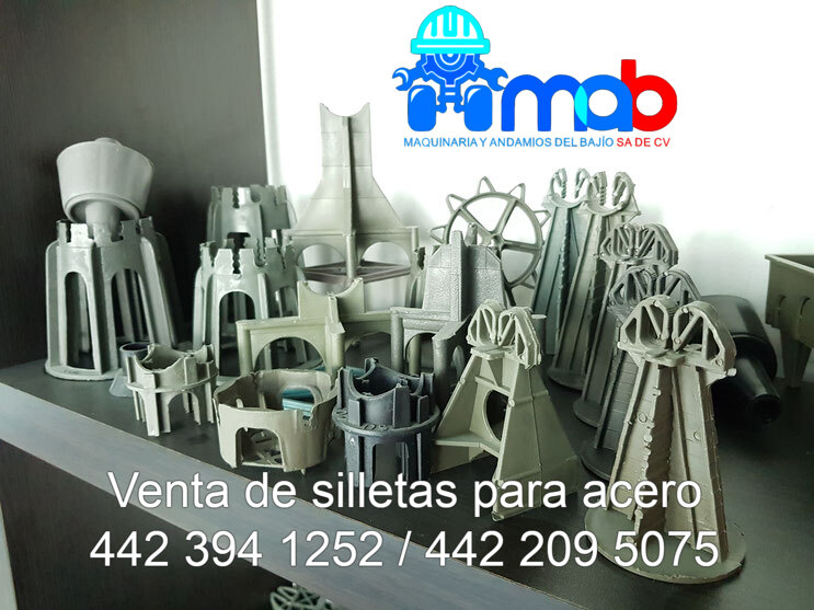 Silletas plásticas para concreto en Querétaro