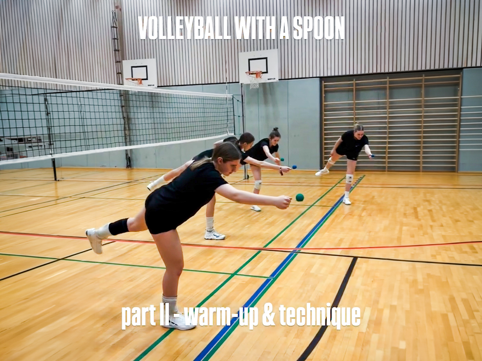 Volleyball mit Löffeln – Teil 2: Warm-up im Training