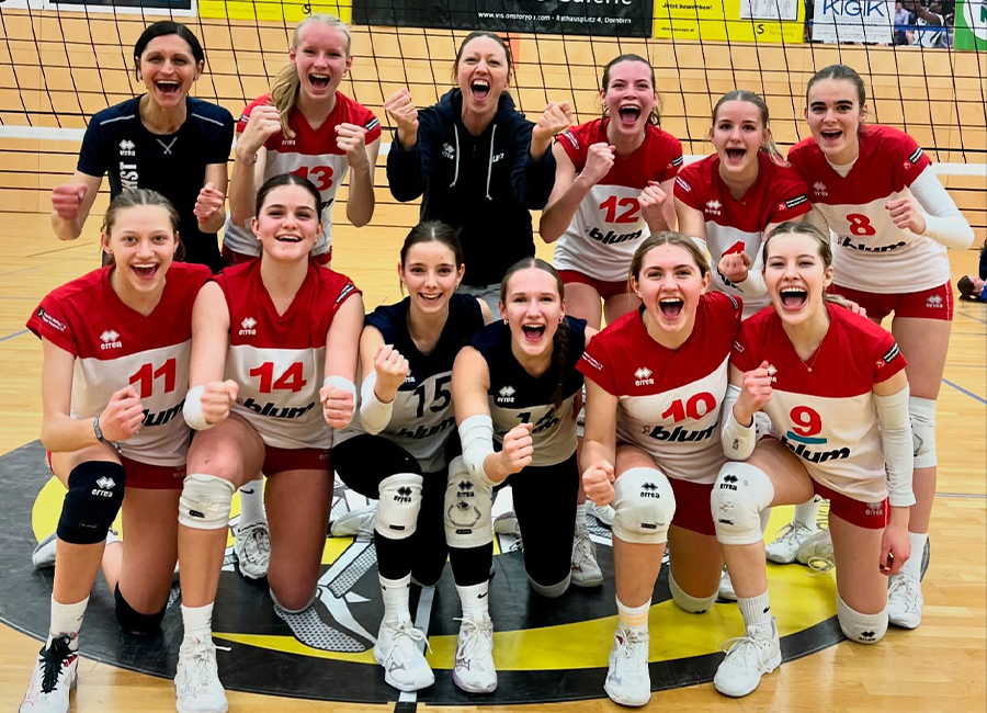 U20 Landesmeister weiblich: VBC Höchst triumphiert in Vorarlberg