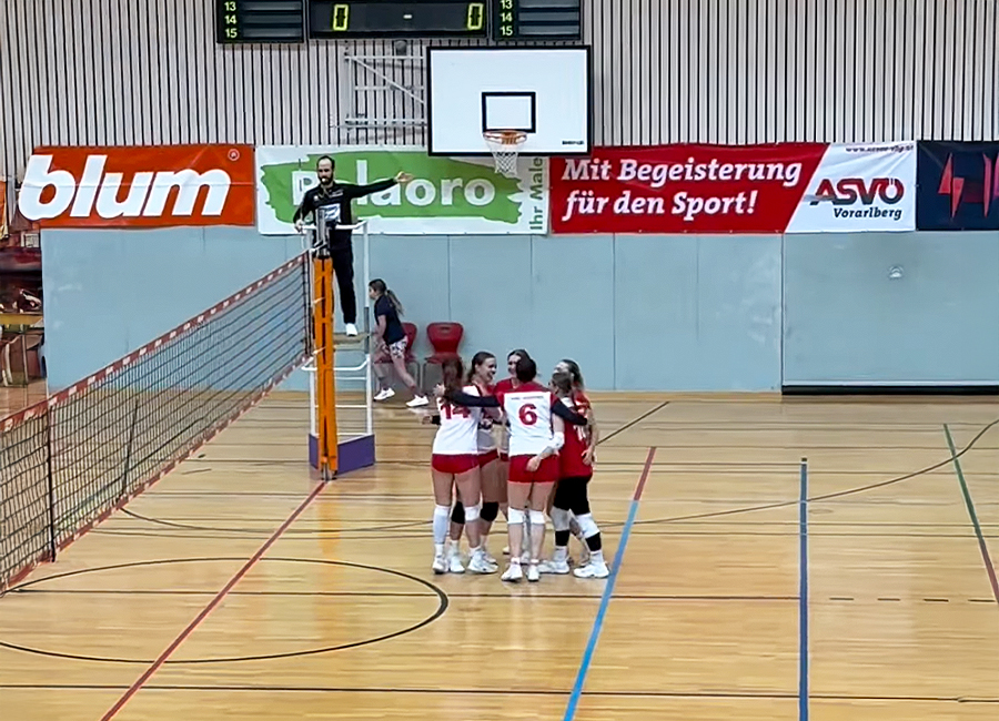 VBC Höchst Damen feiern Heimsieg gegen hotVolleys Wien – 6 Punkte für die Bundesliga!