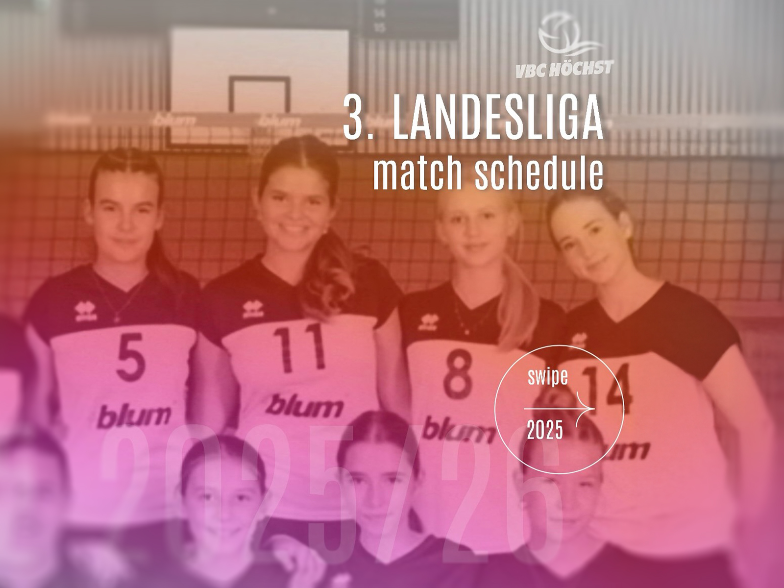 Heimspiele unserer Landesliga 3 Unterland – Saison 2025/26