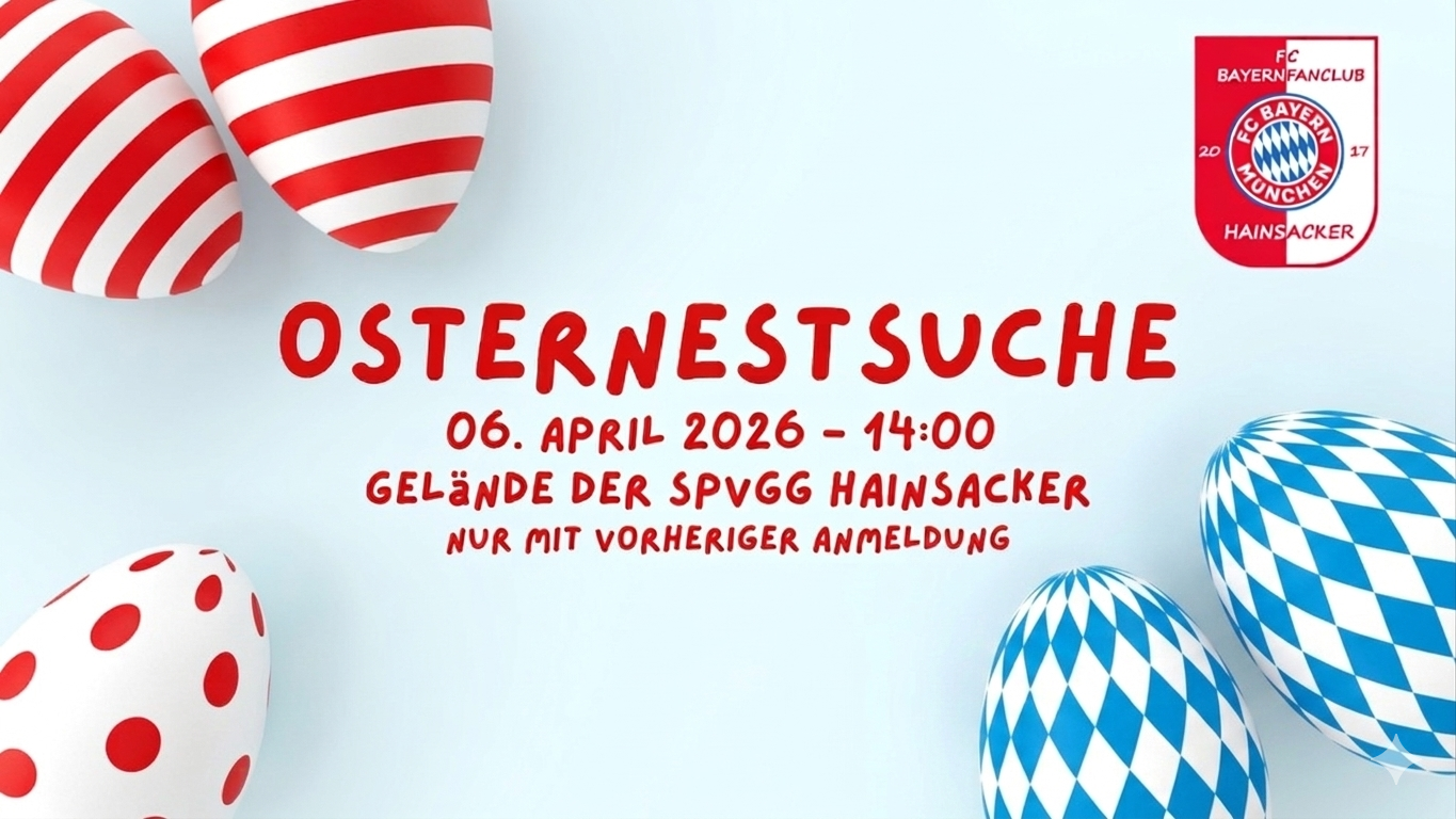 Bayerisch-bunte Ostern! Osternestsuche für unsere jungen Bayern-Fans.