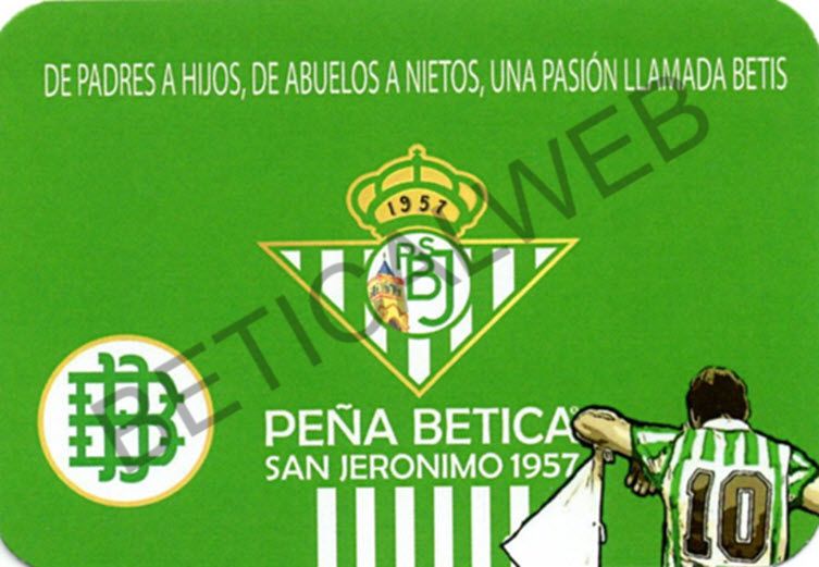2021-10 / Peña Bética "SAN JERONIMO 1957" (Sevilla)