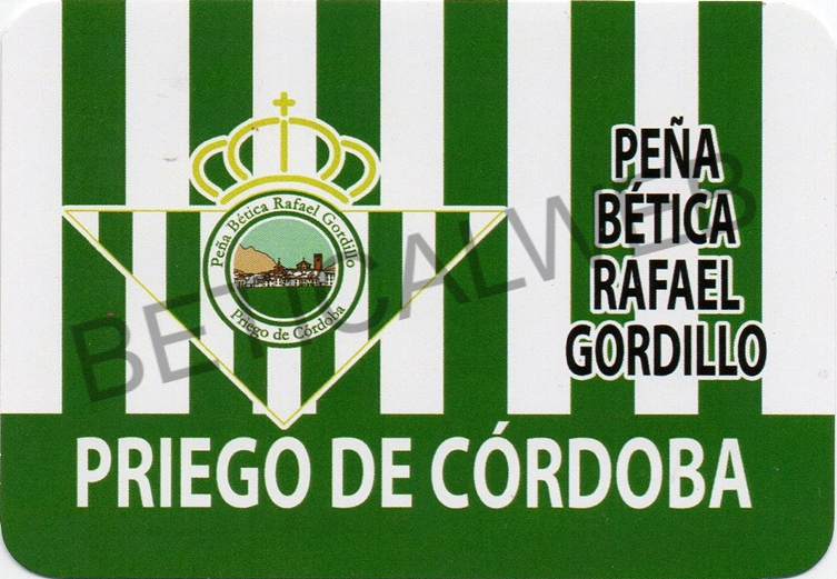 2018-27 / Peña Bética "RAFAEL GORDILLO" (Priego de Córdoba - Córdoba)