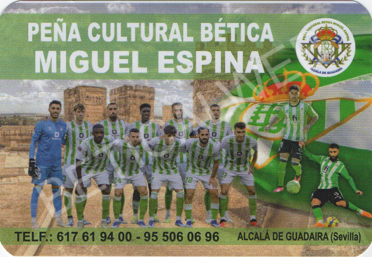 2024-43 / Peña Cultural Bética "MIGUEL ESPINA" (Alcalá de Guadaira - Sevilla)