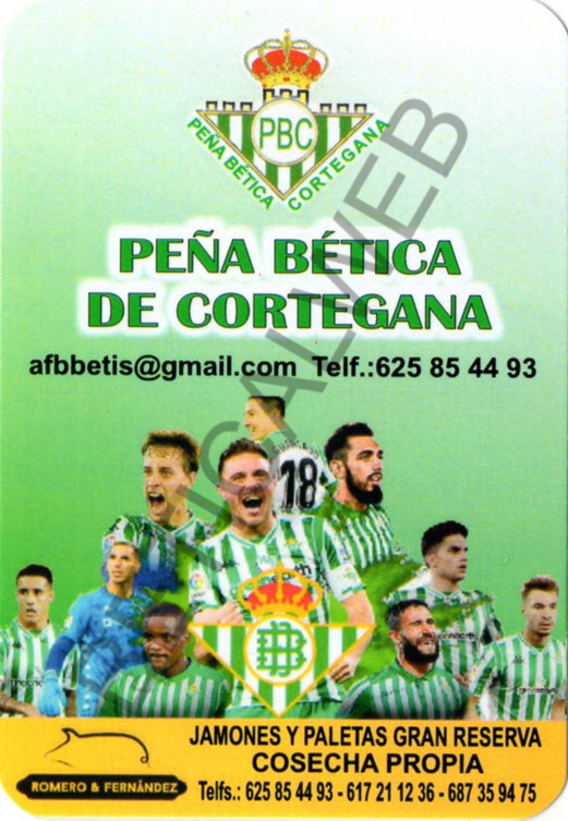 2021-19 / Peña Bética de CORTEGANA (Cortegana - Huelva) 