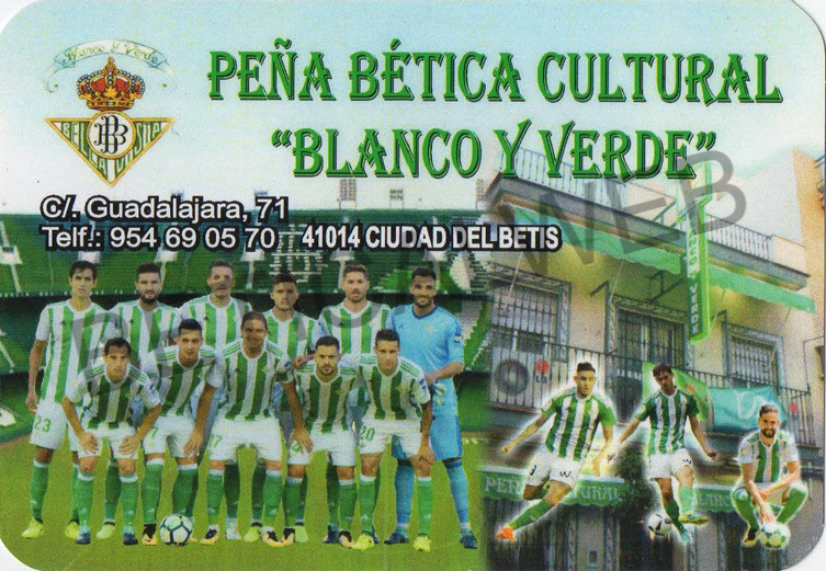 2018-39 / Peña Cultural Bética "BLANCO Y VERDE" (Bellavista - Sevilla)