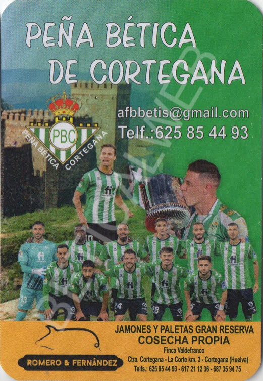 2023-19 / Peña Bética de CORTEGANA (Cortegana - Huelva)