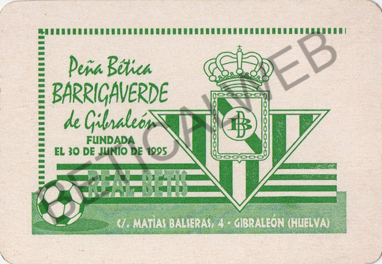 1999-15 / Peña Bética "BARRIGAVERDE" (Gibraleón - Huelva)