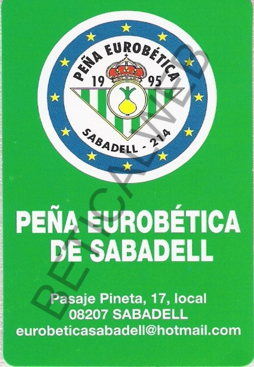 2007-11 / Peña Eurobética de Sabadell (Sabadell - Cataluña)