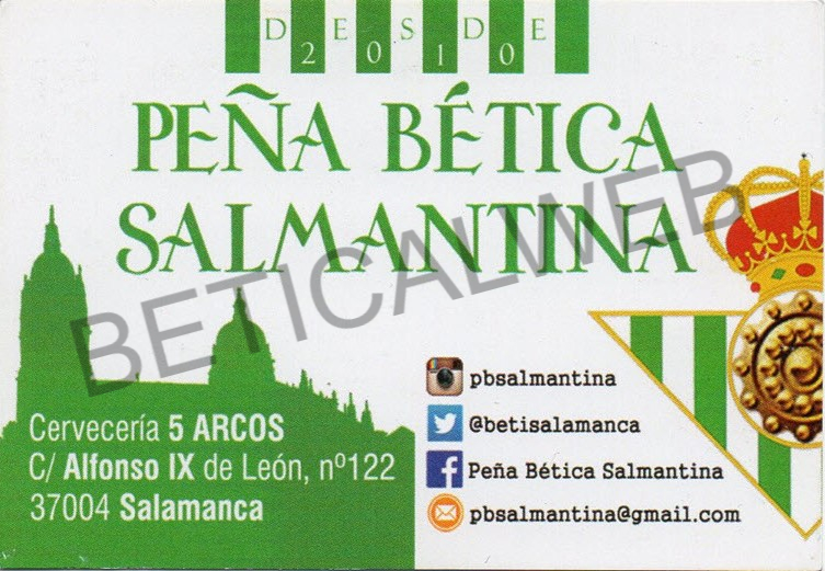 2017-12 / Peña Bética "SALMANTINA" (Salamanca)
