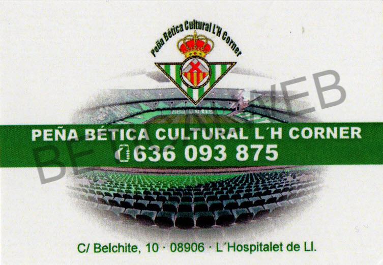 2019-06 / Peña Bética Cultural "L'H CORNER" (L'Hospitalet de Llobregat - Barcelona)