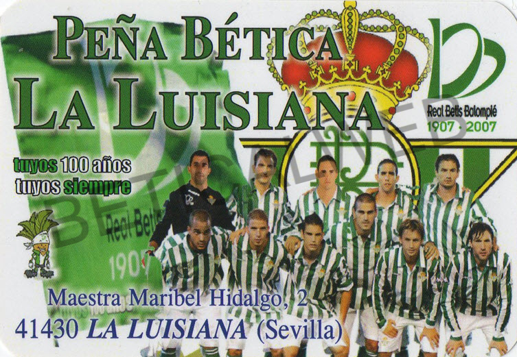 2008-15 / Peña Bética LA LUISIANA (La Luisiana - Sevilla) 
