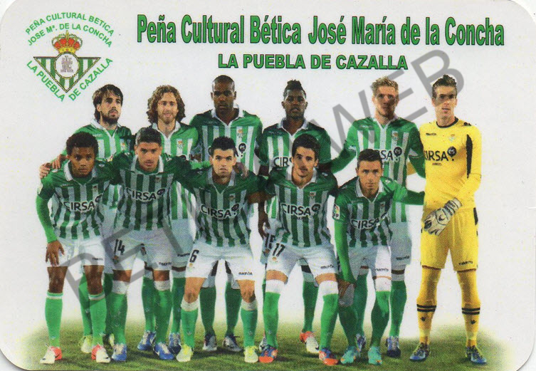 2013-19 / Peña Cultural Bética "JOSE MARIA DE LA CONCHA" (La Puebla de Cazalla - Sevilla)
