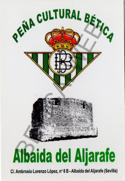 2008-11 / Peña Cultural Bética "ALBAIDA DEL ALJARAFE" (Albaida del Aljarafe - Sevilla)