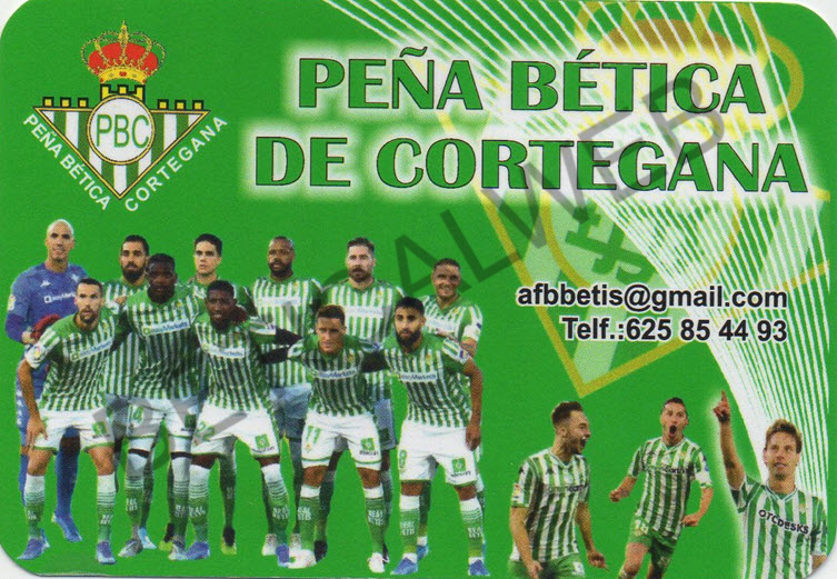 2020-25 / Peña Bética de CORTEGANA (Cortegana - Huelva) 