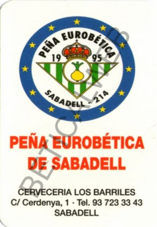 2002-05 / Peña Eurobética de Sabadell (Sabadell - Cataluña)