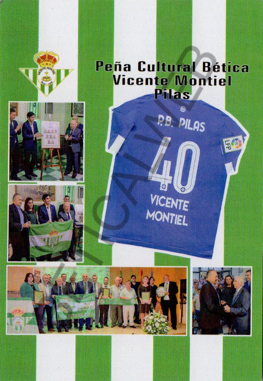 2018-35 /  Peña Cultural Bética "VICENTE MONTIEL" (Pilas - Sevilla)