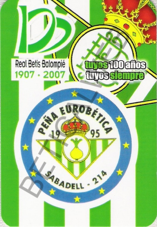 2007-10 / Peña Eurobética de Sabadell (Sabadell - Cataluña)